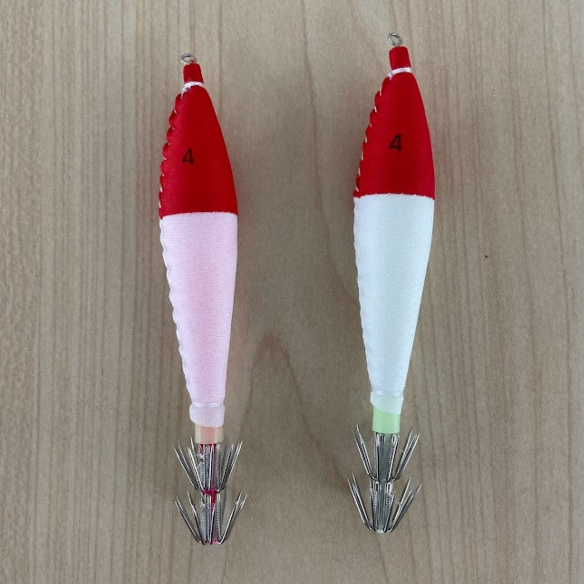 浮スッテ 赤/白 カン付布巻5個入– 日伸産業 株式会社